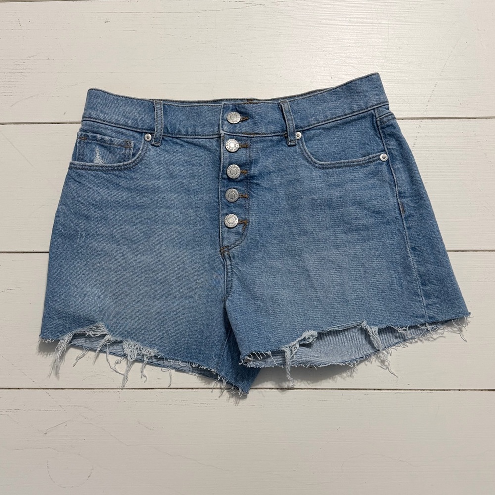 LOFT Cut Off Jean Shorts